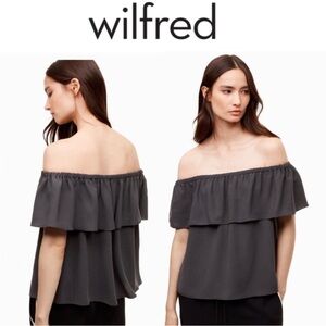 Wilfred Promener Blouse in dark grey